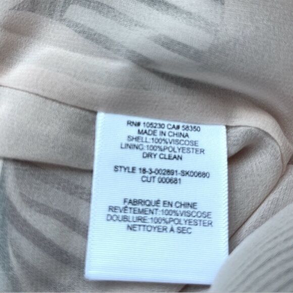 NWT Joie Moni Asymmetrical Striped Skirt 12 - Picture 4 of 5